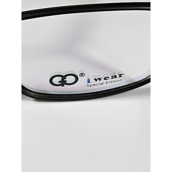 GIANNI PO WOMEN'S EYEGLASSES GP2612 55/15 145 BLACK/ SILVER DEMO - Picture 5 of 15